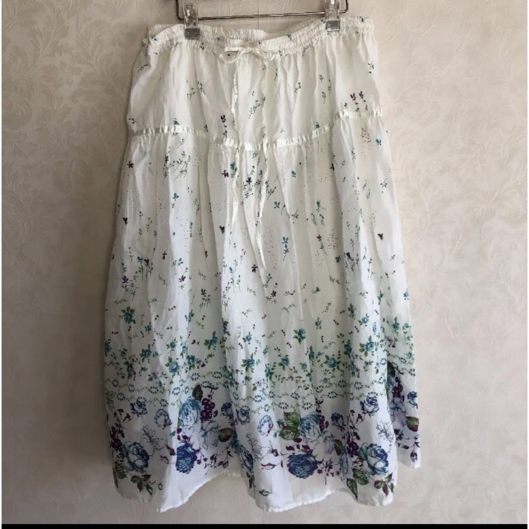 涼しげスカート レディースのスカート(ロングスカート)の商品写真