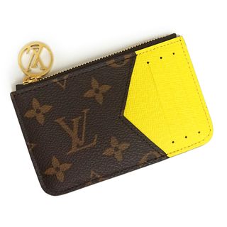 ルイ ヴィトン ポルト カルト ロミー コイン カード パスケース 名刺 定期入れ 小銭入れ 財布 モノグラム ブラウン ジョーヌ イエロー 茶 黄 ゴールド金具 M81882 箱付 LOUIS VUITTON(新品・未使用品)