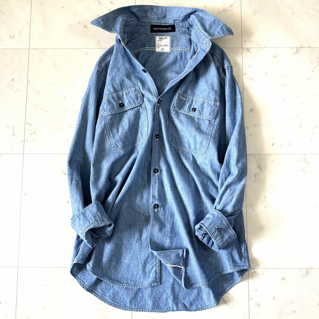 極美品：MADISONBLUE ハンプトン シャンブレー 00