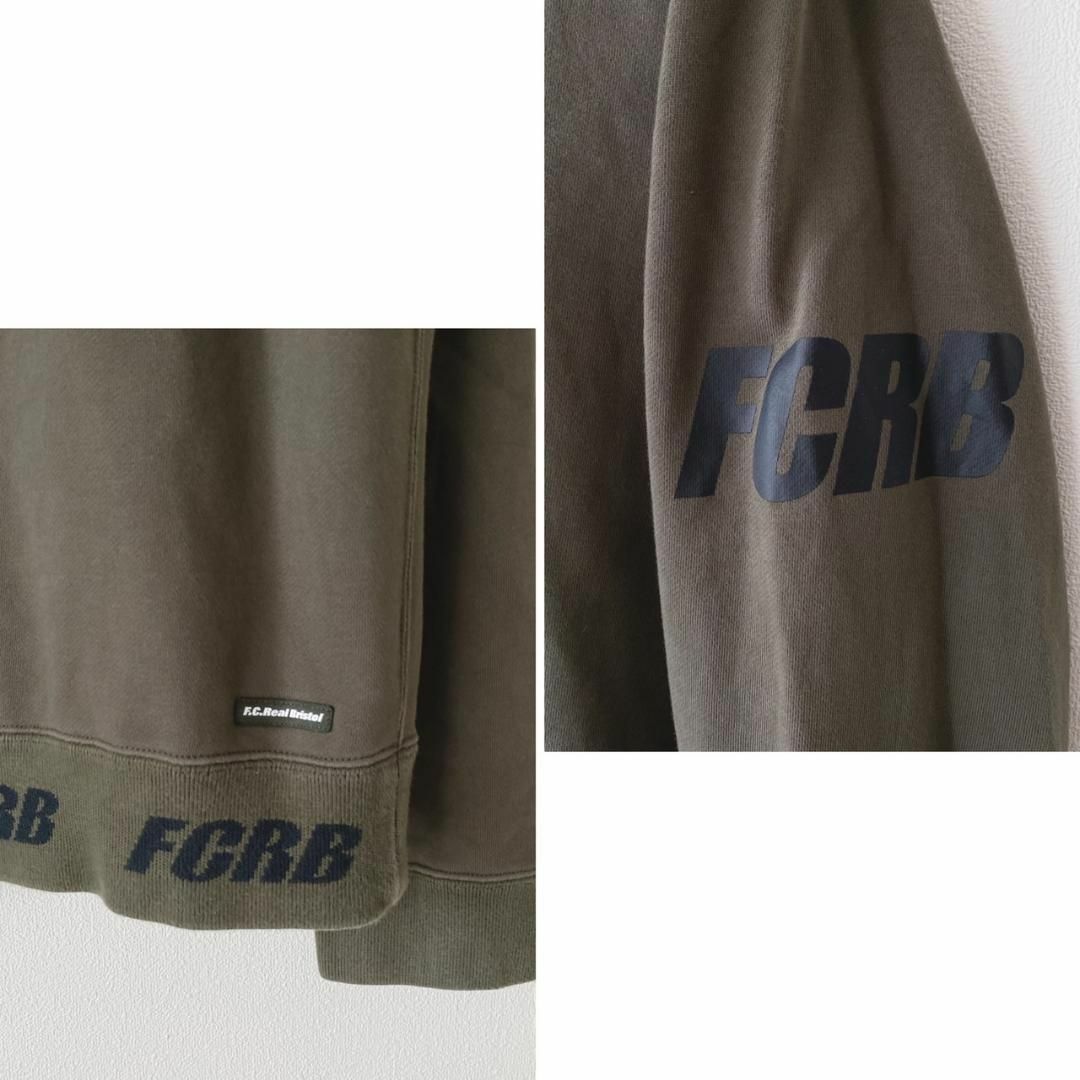 F.C.R.B.(エフシーアールビー)のF.C.R.B. LOGO RIBBED CREWNECK SWEAT メンズのトップス(スウェット)の商品写真