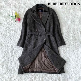 BURBERRY - 【極美品】バーバリーロンドン ロングコート アルパカ