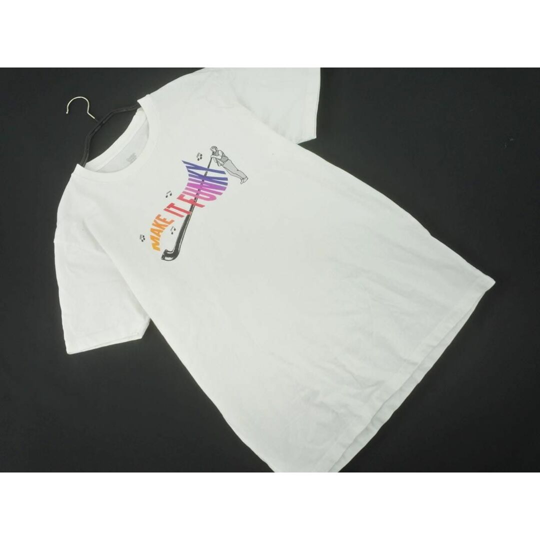 Design Tshirts Store graniph(グラニフ)のgraniph グラニフ プリント Tシャツ sizeM/白 ■◆ メンズ メンズのトップス(Tシャツ/カットソー(半袖/袖なし))の商品写真