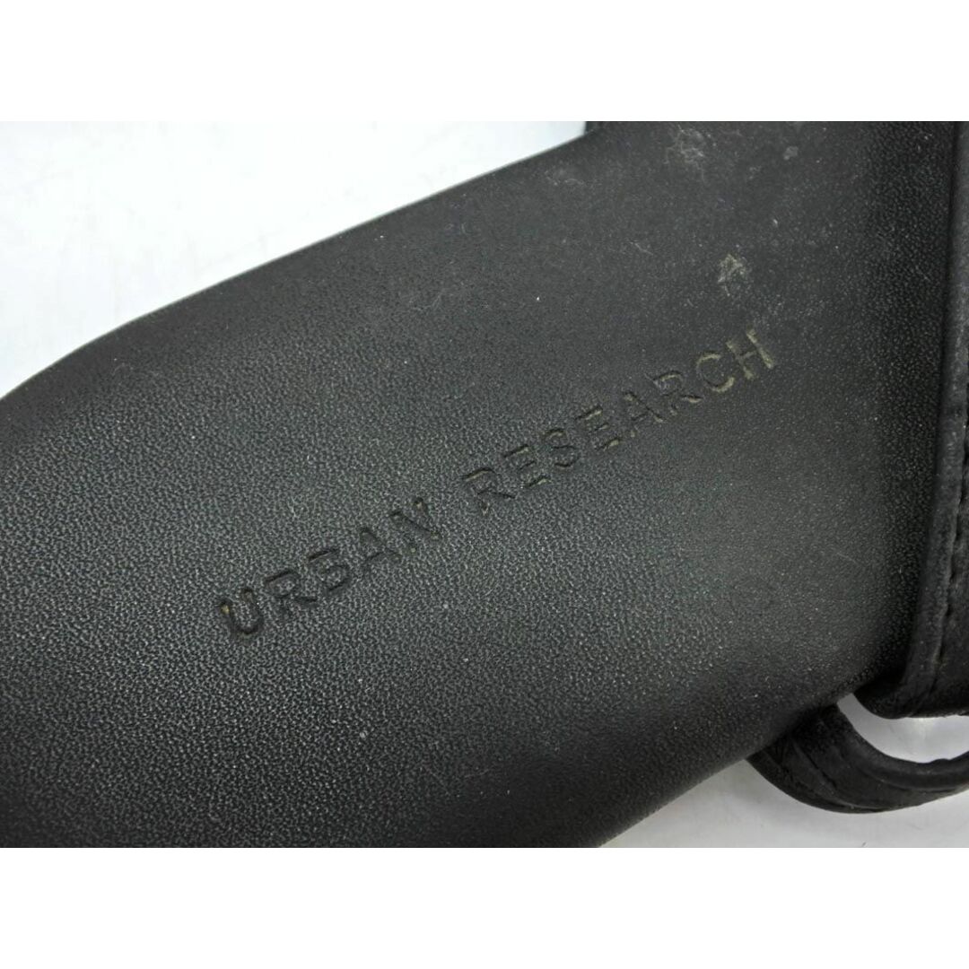 URBAN RESEARCH(アーバンリサーチ)のURBAN RESEARCH アーバンリサーチ フラット サンダル size37（23.5cmくらい）/黒 ■◆ レディース レディースの靴/シューズ(サンダル)の商品写真