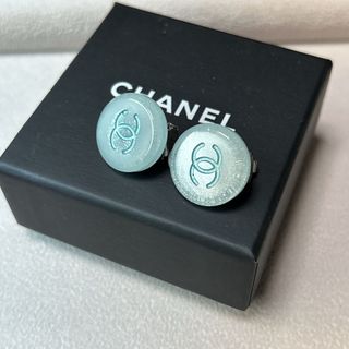 シャネル(CHANEL)のキレイ美品✨ヴィンテージシャネル✨ラメ×ココマーク❤イヤリング(^^)(イヤリング)