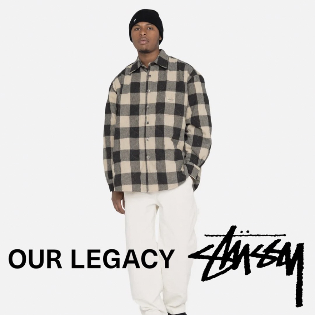 正規品 OUR LEGACY × STUSSY BORROWED SHIRT