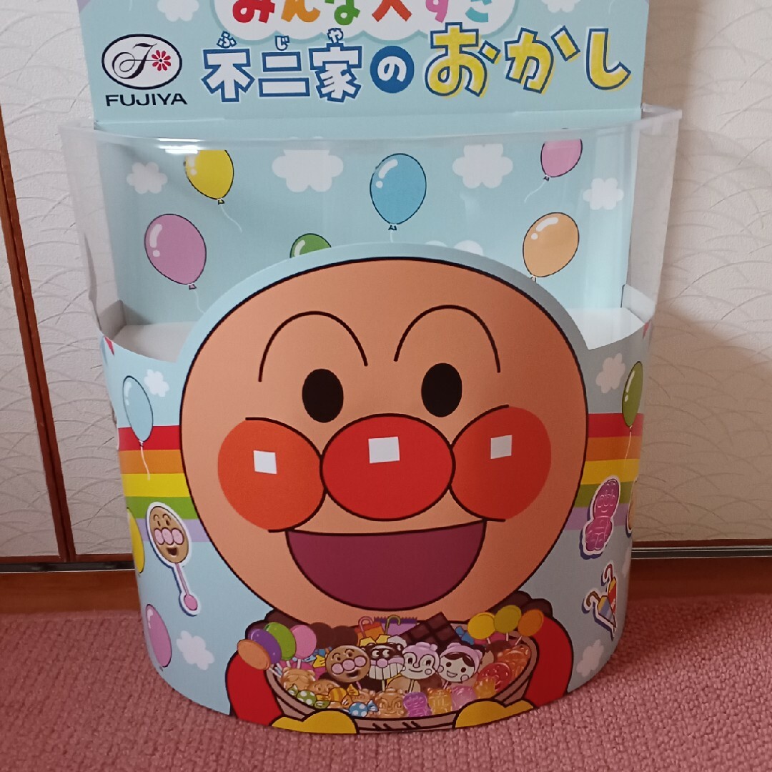 アンパンマン - 不二家非売品 アンパンマン (樽型)半円型什器 1 アンパンマン - 不二家非売品 アンパンマン (樽型)半円型什器 1