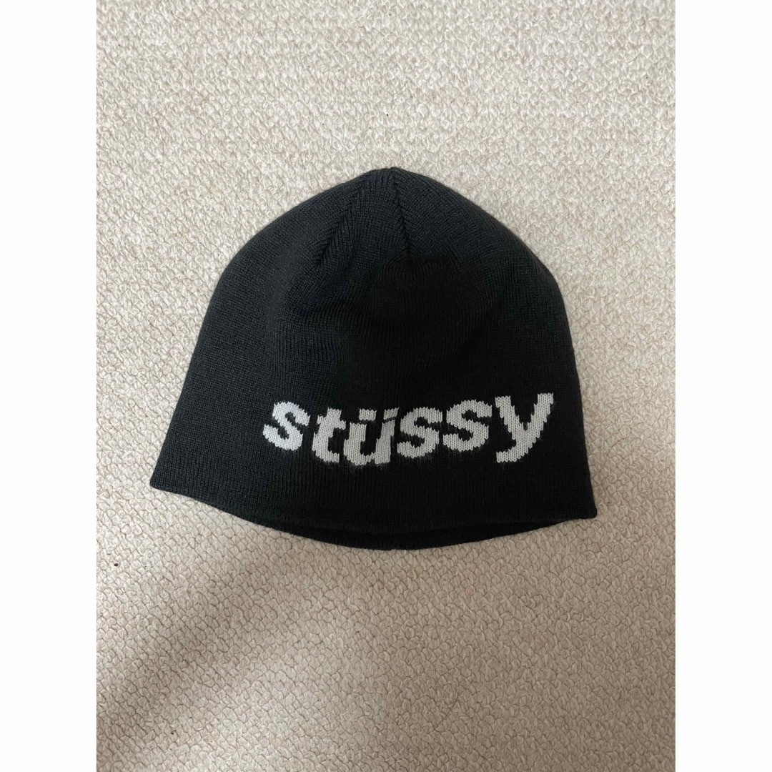 STUSSY - stussy HELVETICA JACQUARD BEANIEニット帽ビーニーの通販 by