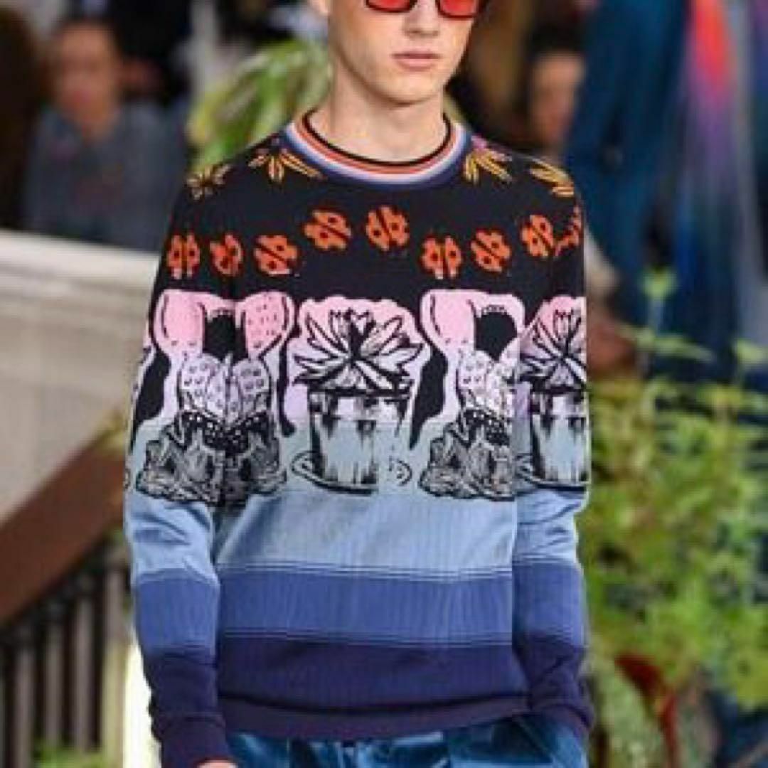 Paul Smith ポールスミス 総柄ニット　15SS パリコレクション