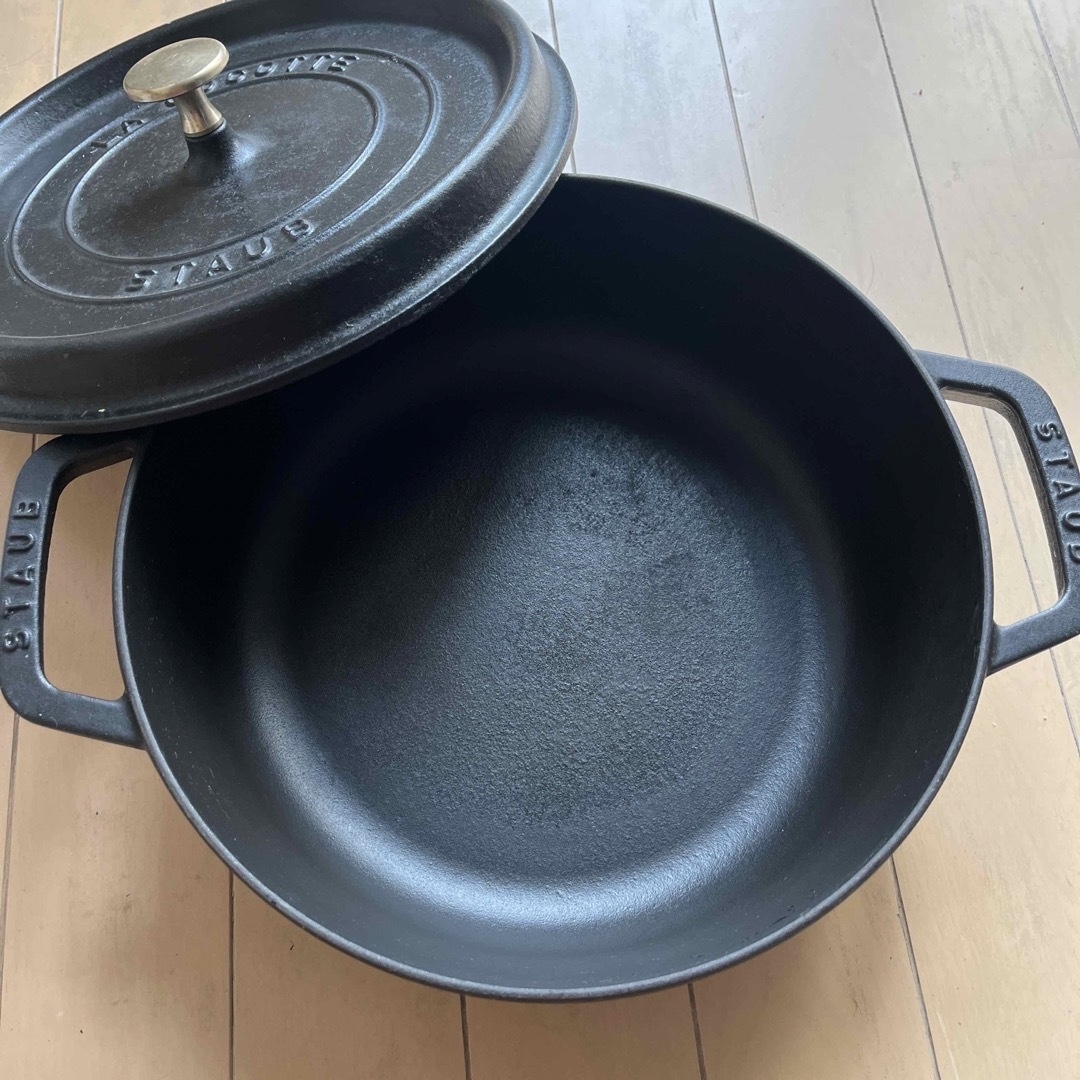 STAUB - ストウブ staub ココットラウンド シャローラウンド 26cm