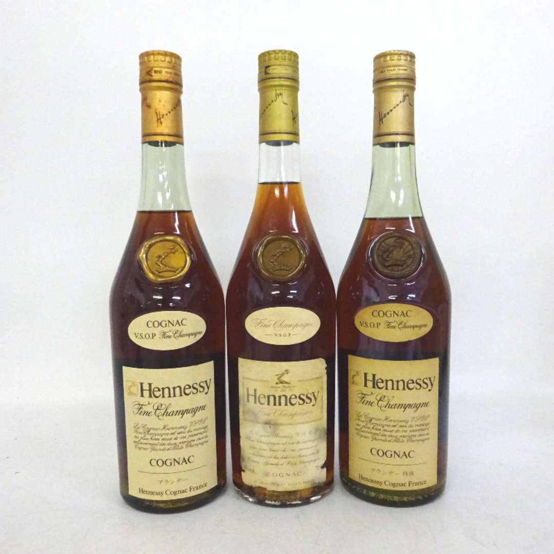 ブランデー未開封★Hennessy【ヘネシー】 VSOP スリムボトル グリーン/クリア 3本セット 700ml商品詳細