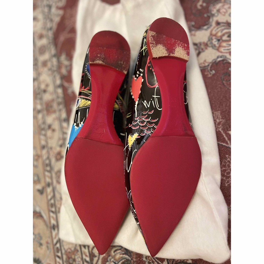 Christian Louboutin(クリスチャンルブタン)の直営店購入C.ルブタンChristian Louboutinパテント柄パンプス レディースの靴/シューズ(ハイヒール/パンプス)の商品写真