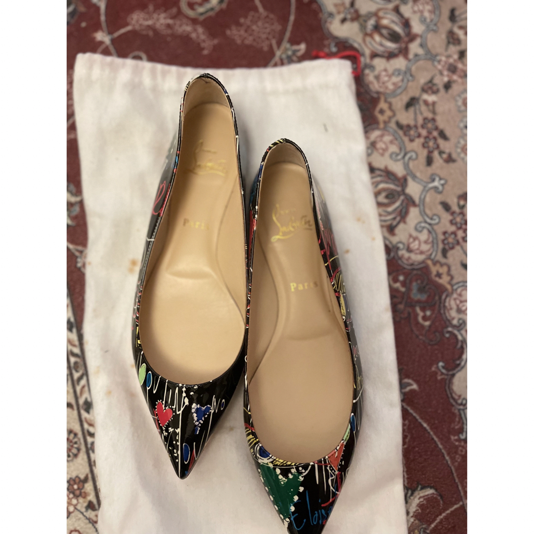 Christian Louboutin(クリスチャンルブタン)の直営店購入C.ルブタンChristian Louboutinパテント柄パンプス レディースの靴/シューズ(ハイヒール/パンプス)の商品写真