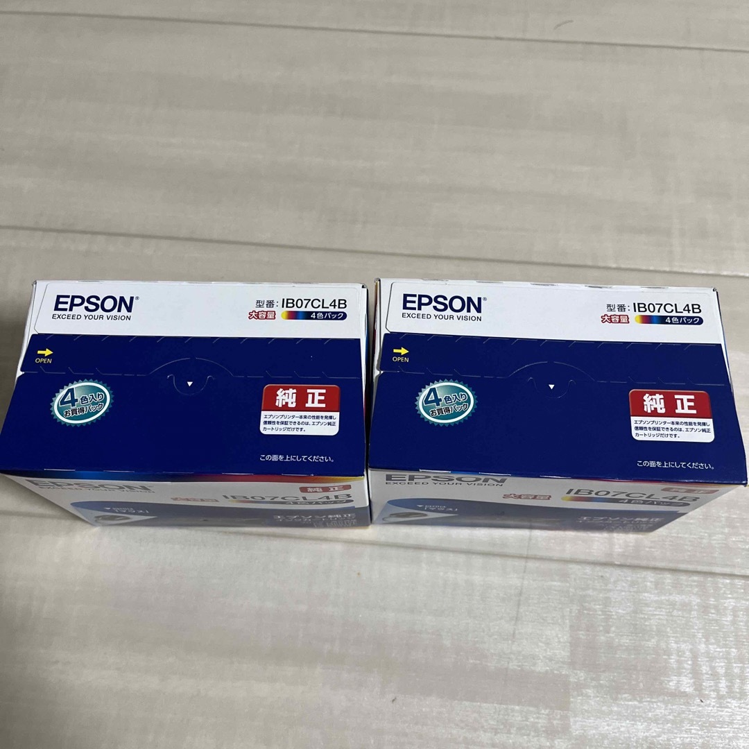 EPSON EPSON ビジネスインクジェット用 インクカートリッジ IB07CL4Bの通販 by とと's shop｜エプソンならラクマ