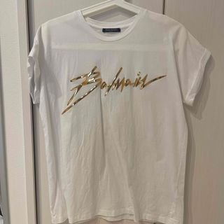 バルマン　Tシャツ❣️レディース^ - ^ホワイト❣️ショート丈^ - ^????