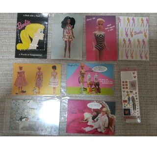 バービー(Barbie)のBarbie ポストカード8枚+おまけセット売り(その他)