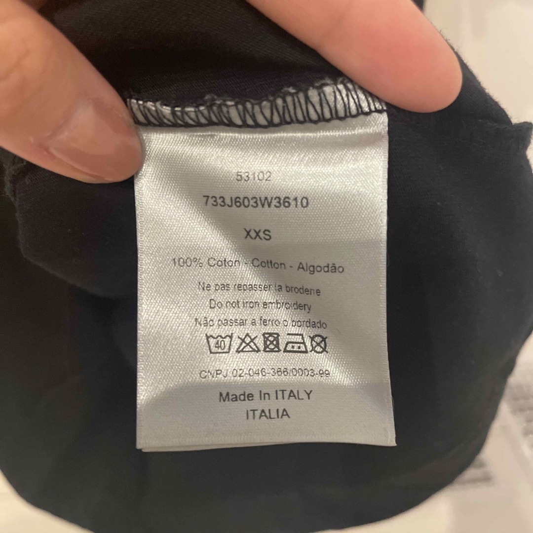 Dior(ディオール)のDIOR ディオール　レディース　Tシャツ　ブラック　XXS レディースのトップス(Tシャツ(半袖/袖なし))の商品写真