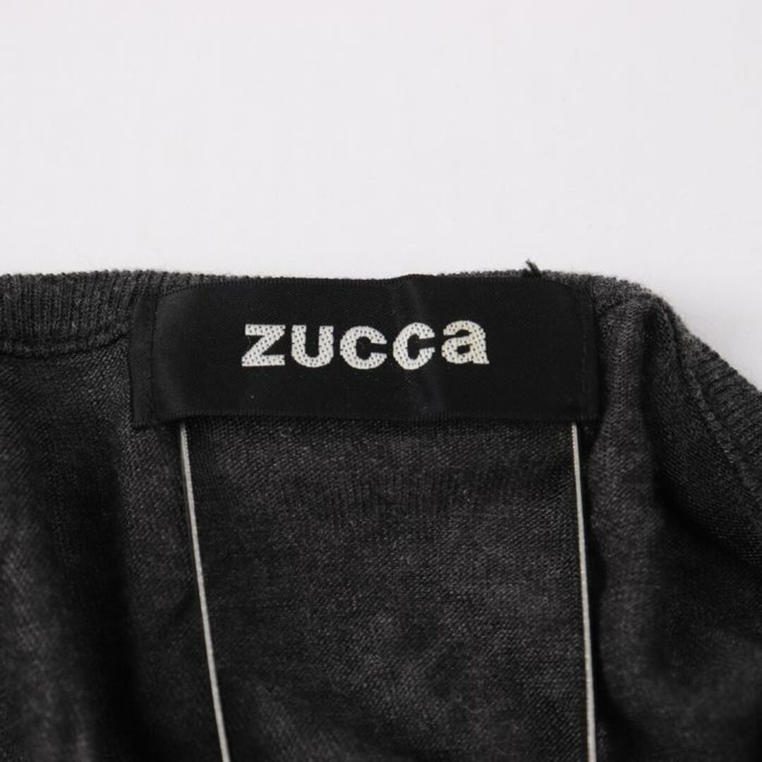 ZUCCa(ズッカ)のズッカ ワンピース ノースリーブ フリル チュニック 日本製 レディース Mサイズ グレー ZUCCa レディースのワンピース(その他)の商品写真