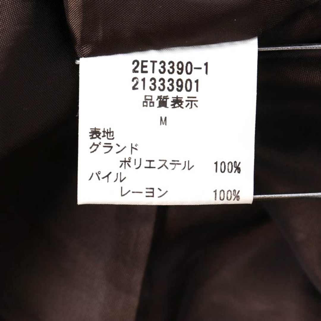 L'EST ROSE(レストローズ)のレストローズ ワンピース ノースリーブ 花柄 ひざ丈 きれいめ フォーマル 日本製 レディース Mサイズ ブラウン L'EST ROSE レディースのワンピース(その他)の商品写真