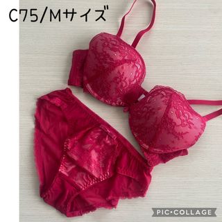 【匿名発送】新品未使用品　C70/Mサイズ(ブラ&ショーツセット)