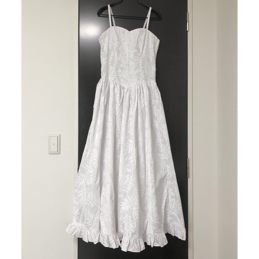 CC Fashions ハワイアンドレス ワンピース 白 フラダンス 衣装の通販 ...