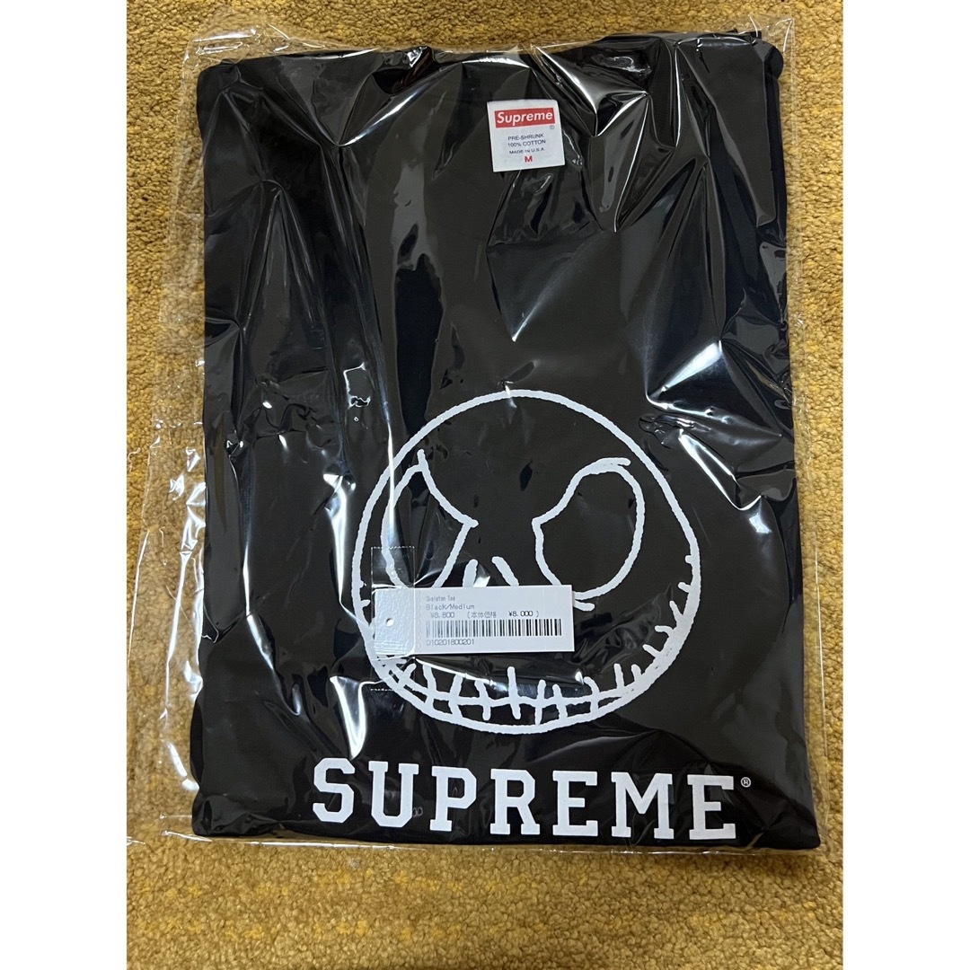 Supreme Skeleton Tee BLACK Mサイズ