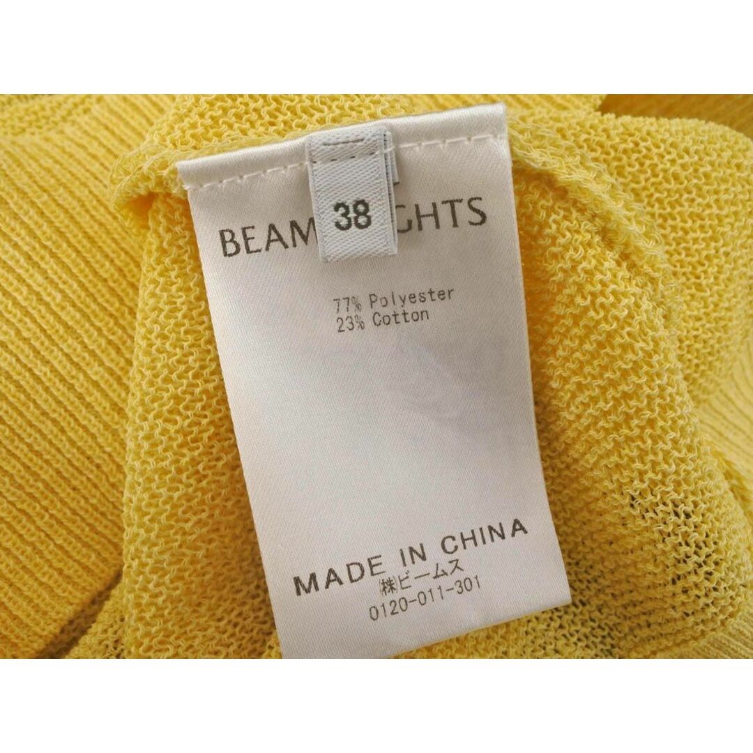 BEAMS(ビームス)のBEAMS LIGHTS ビームスライツ ニット セーター size38/黄 ■◆ レディース レディースのトップス(ニット/セーター)の商品写真