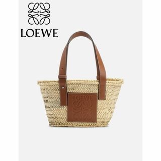 ロエベ(LOEWE)のLOEWE バスケットバッグ スモール（ヤシの葉＆カーフ）(トートバッグ)