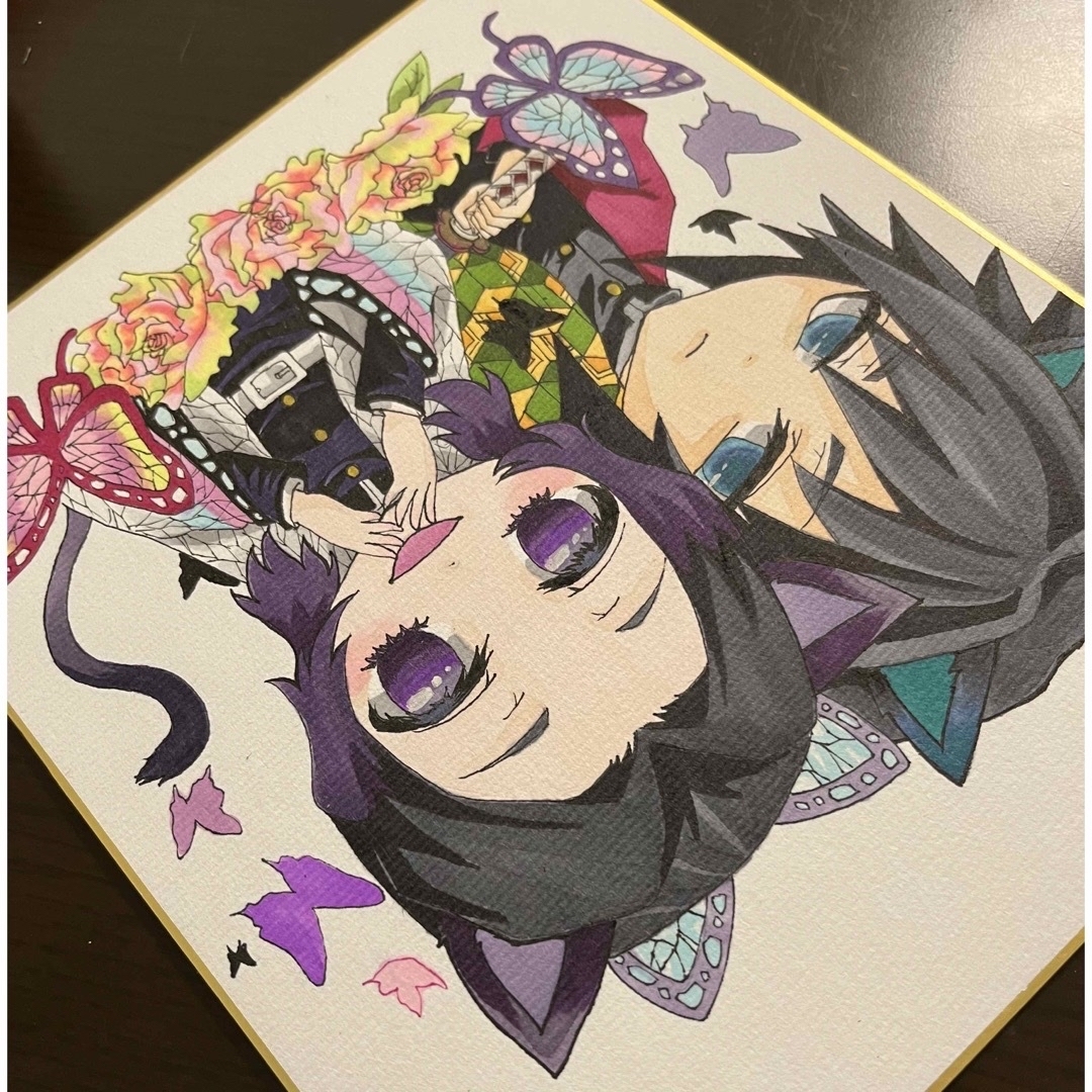 鬼滅の刃 - 【完売】鬼滅の刃 冨岡義勇 胡蝶しのぶ ファンアート 鬼滅の刃 - 【完売】鬼滅の刃 冨岡義勇 胡蝶しのぶ ファンアート