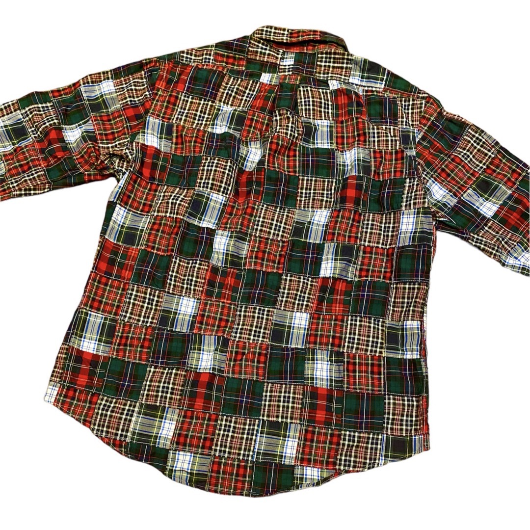 【入手困難】RALPH LAUREN BDシャツ L パッチワーク チェック柄