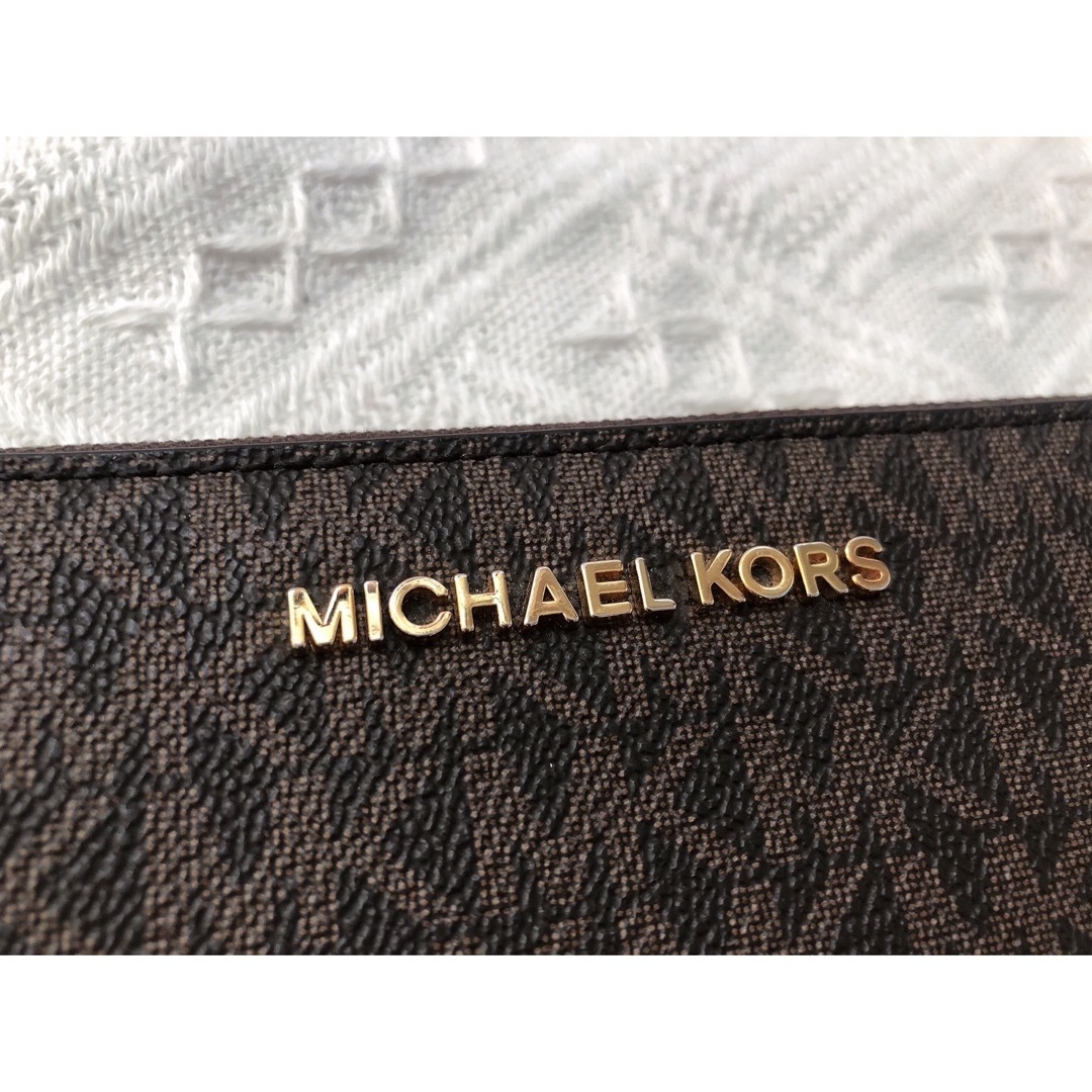 Michael Kors - 美品♡マイケルコース 長財布 L字型ジップ モノグラム