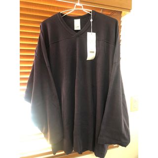 コモリ(COMOLI)のcomoli 23SS コットンフライスホッケーシャツ サイズ3(Tシャツ/カットソー(七分/長袖))