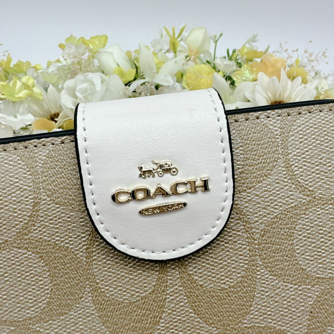 COACH 正規品 2つ折り財布.•*¨*•.•*¨*•.¸¸