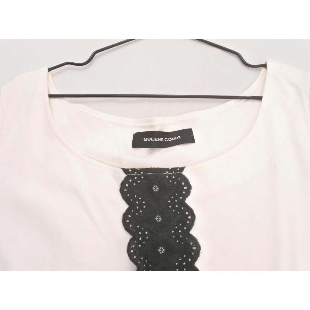 QUEENS COURT - クイーンズコート レース チュニック カットソー size2 ...