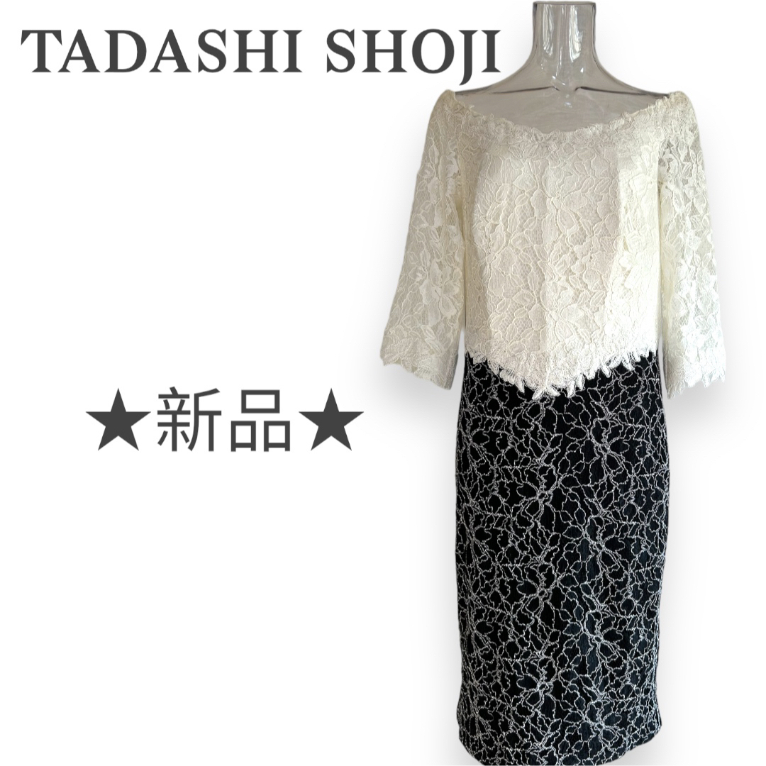 タダシショージ　上品なレースワンピース　サイズ・Ｍ　TADASHI SHOJI