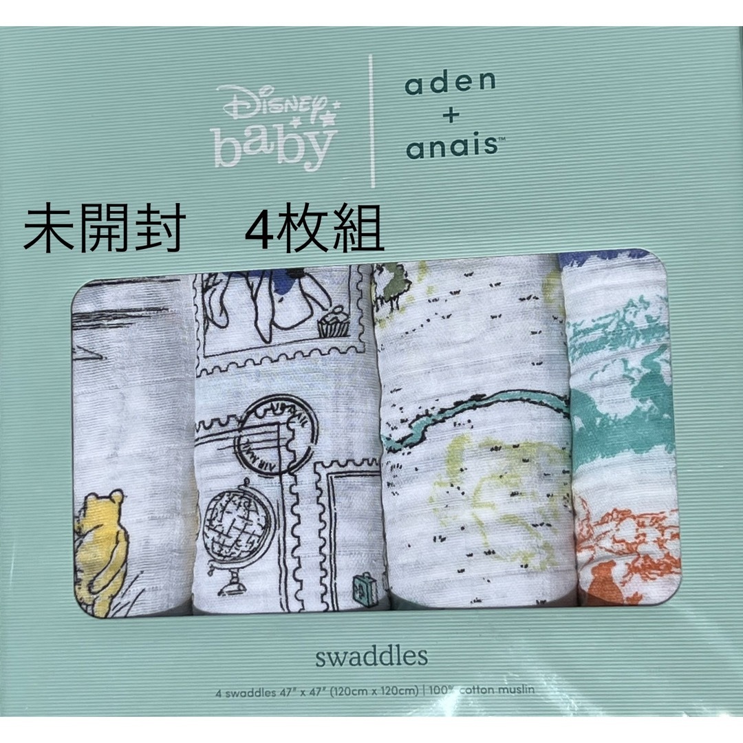 未開封　aden+anais エイデンアンドアネイ おくるみ Disney