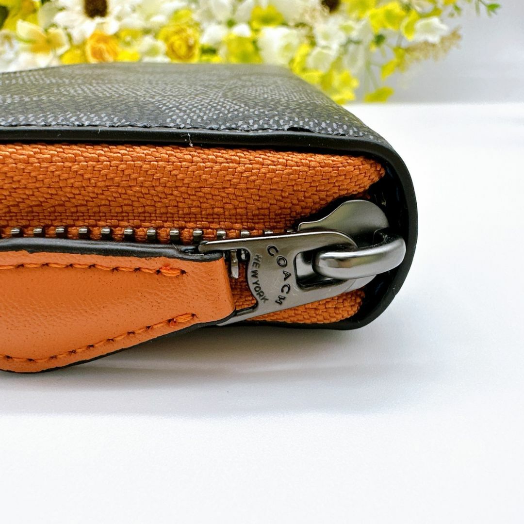 COACH - COACH コーチ 新品 カラーブロックジップアラウンド 長財布