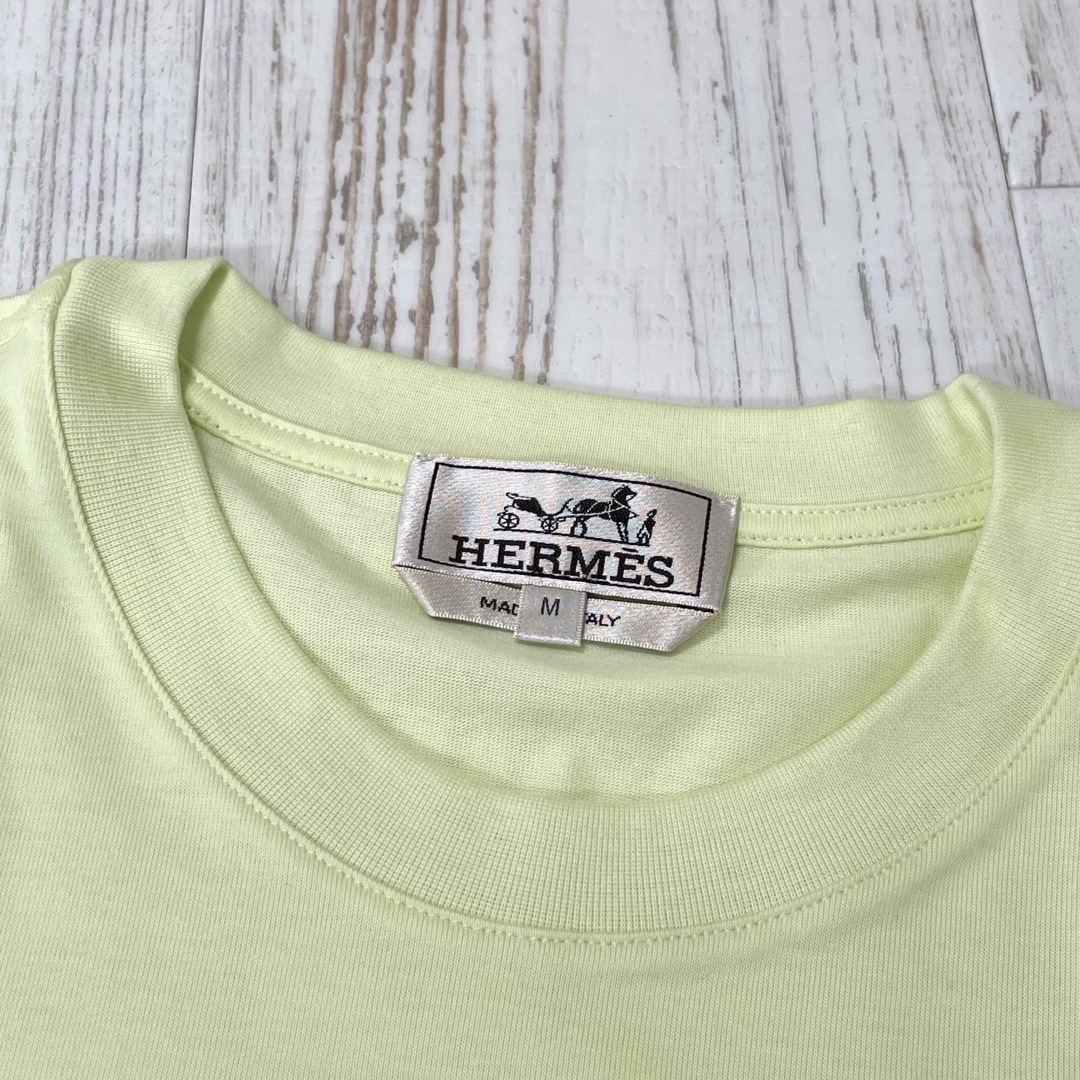 Hermes Tシャツ ディテール サドルステッチ 関税込 HERMES - 【新品】新作 メンズ Tシャツ ディテールサドル