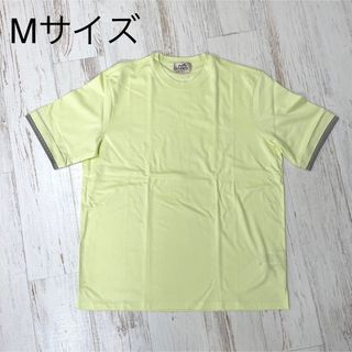 エルメス(Hermes)の【新品】新作 メンズ Tシャツ ディテールサドルステッチ リモナード Mサイズ(Tシャツ/カットソー(半袖/袖なし))