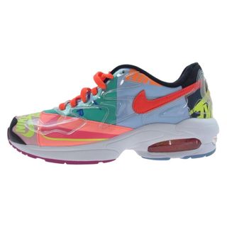 ナイキ(NIKE)のNIKE ナイキ スニーカー CJ6200-001 × atmos アトモス AIR MAX 2 LIGHT QS エアマックス スクエア ライト スニーカー マルチカラー系 27【中古】(スニーカー)