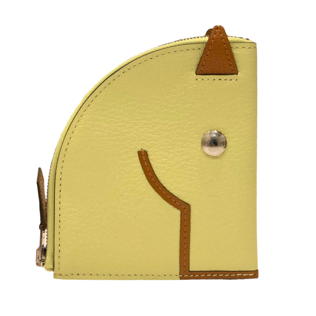 Hermes - エルメス HERMES パドックコインケース Z刻 ジョーヌプッサン