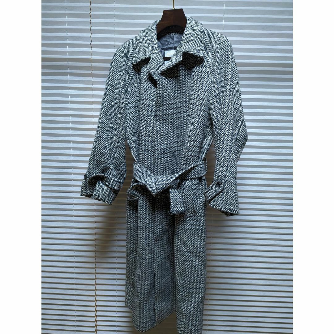 Aquascutum アイリッシュツイード ヴィンテージ ステンカラーコート