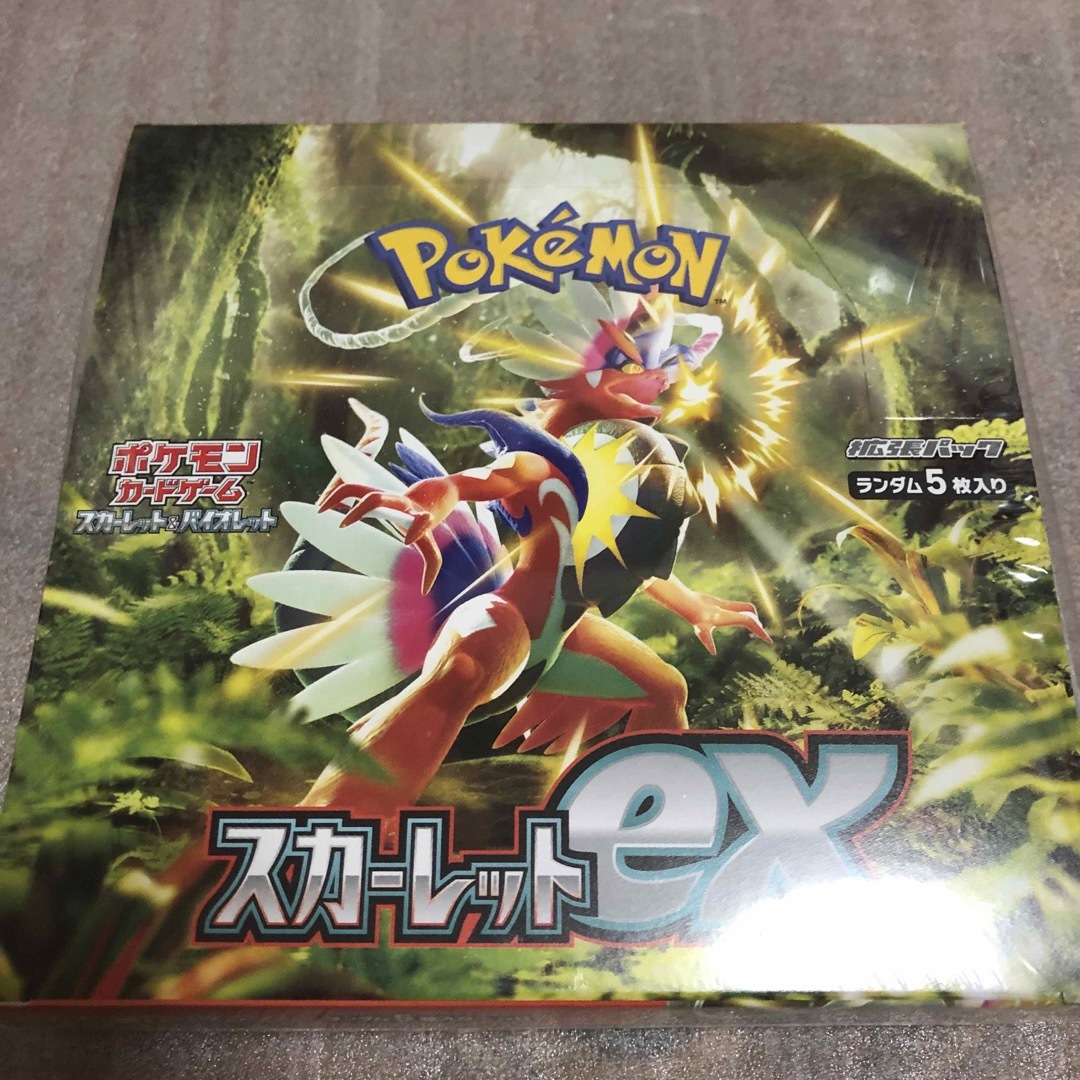 シュリンク付き未開封 ポケモンカード 拡張パック スカーレットex BOX