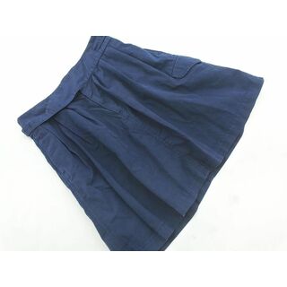 ビームス(BEAMS)のビームスボーイ Aライン 台形 スカート sizeBOY/紺 ■■ レディース(ミニスカート)