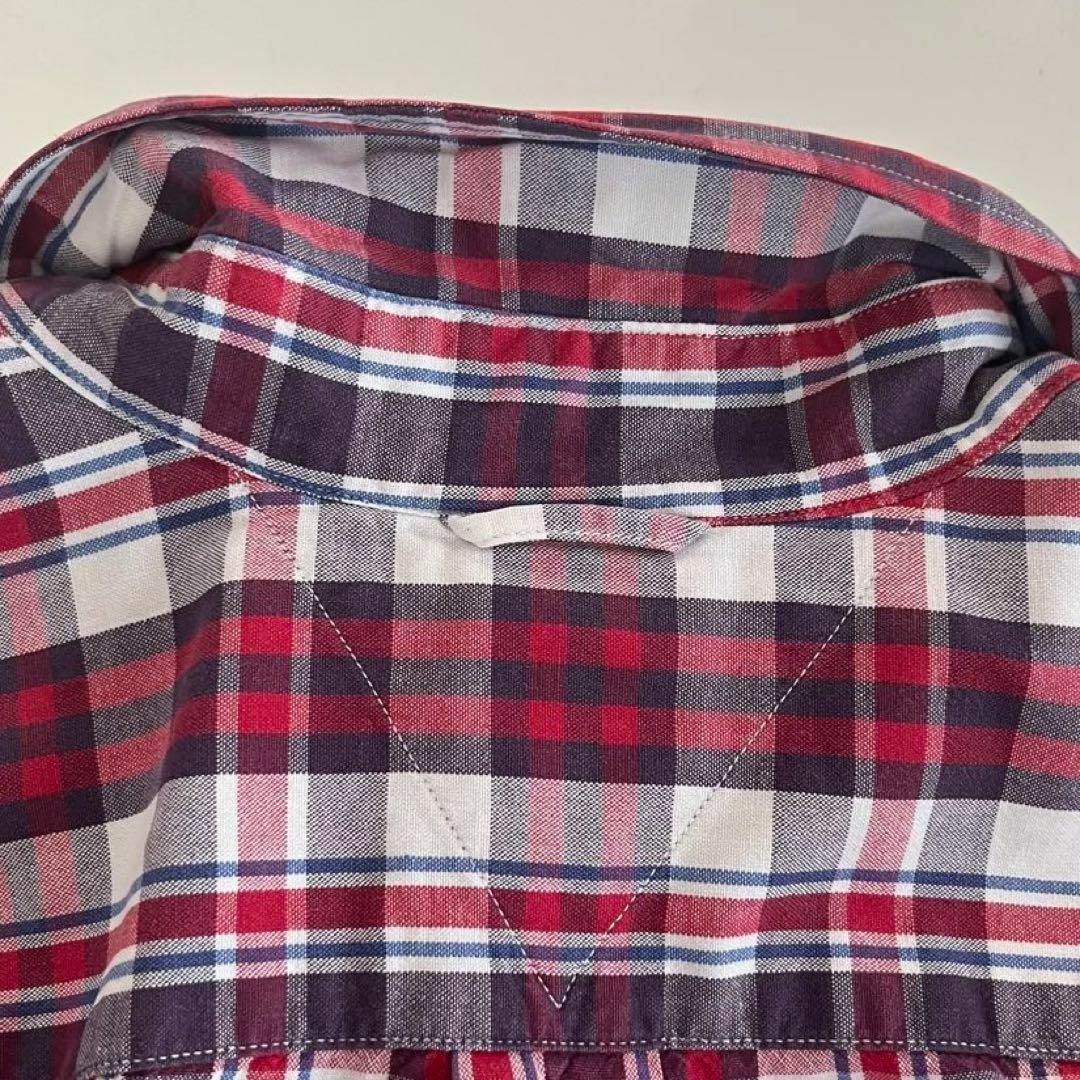 TOMMY HILFIGER(トミーヒルフィガー)のトミーヒルフィガー TOMMY チェックシャツ  ボタンダウン  L～XL相当 メンズのトップス(Tシャツ/カットソー(七分/長袖))の商品写真