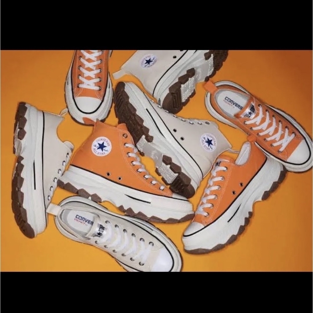 CONVERSE(コンバース)のコンバースオールスターTREKWAVEOXトレックウェーブ25.0厚底オレンジ レディースの靴/シューズ(スニーカー)の商品写真
