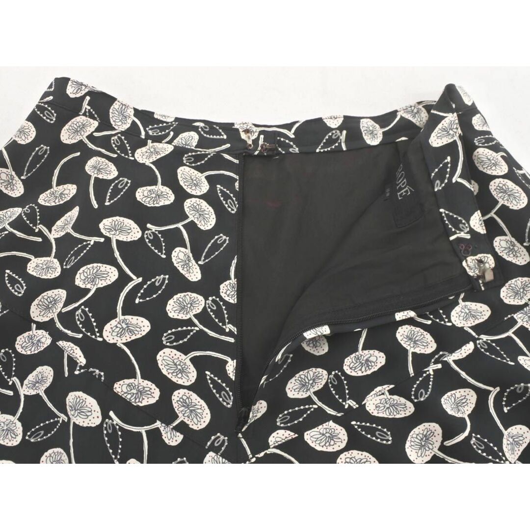 ROPE’(ロペ)のROPE ロペ 花柄 ロング スカート size63-90/深緑 ■■ レディース レディースのスカート(ロングスカート)の商品写真