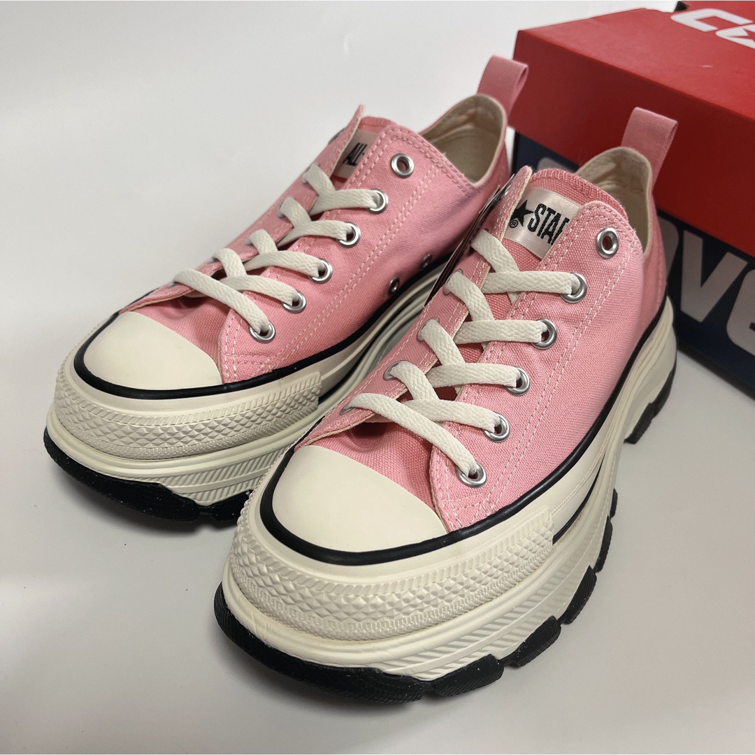 新品❗️CONVERSE コンバース トレックウエーブ 厚底 ピンク 24.5