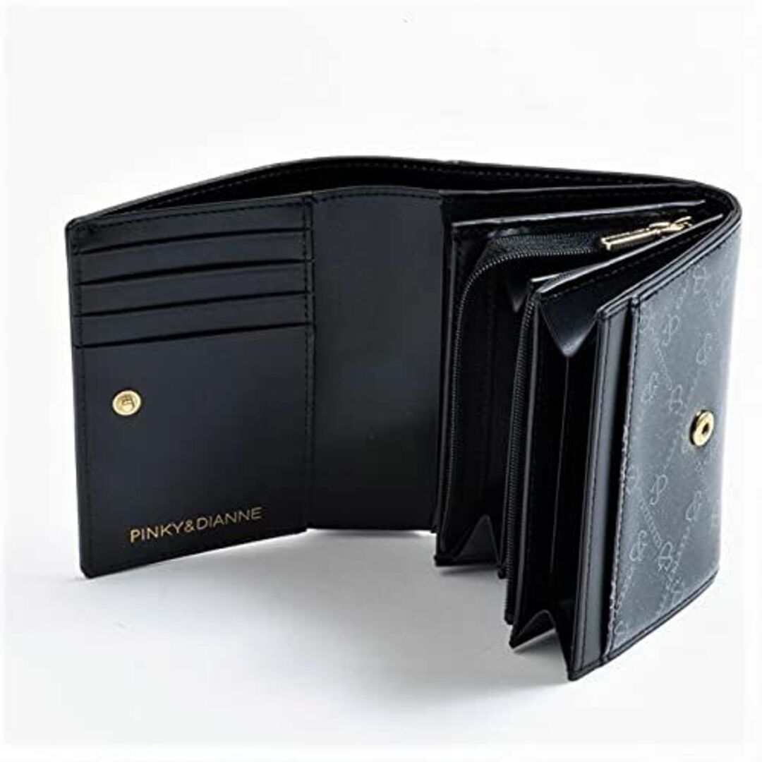 【色: ブラック】[ピンキーアンドダイアン] 折財布 【ギャラクシー】 エナメル