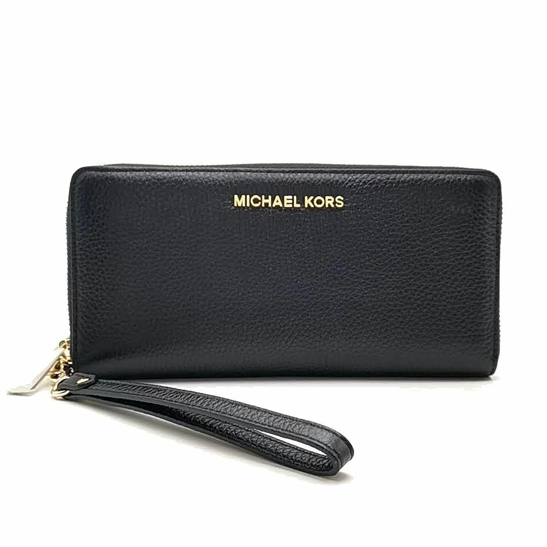 超美品 マイケルコース 長財布 ラウンドファスナー 03-23080801- ■美品■マイケルコース ファスナー長財布