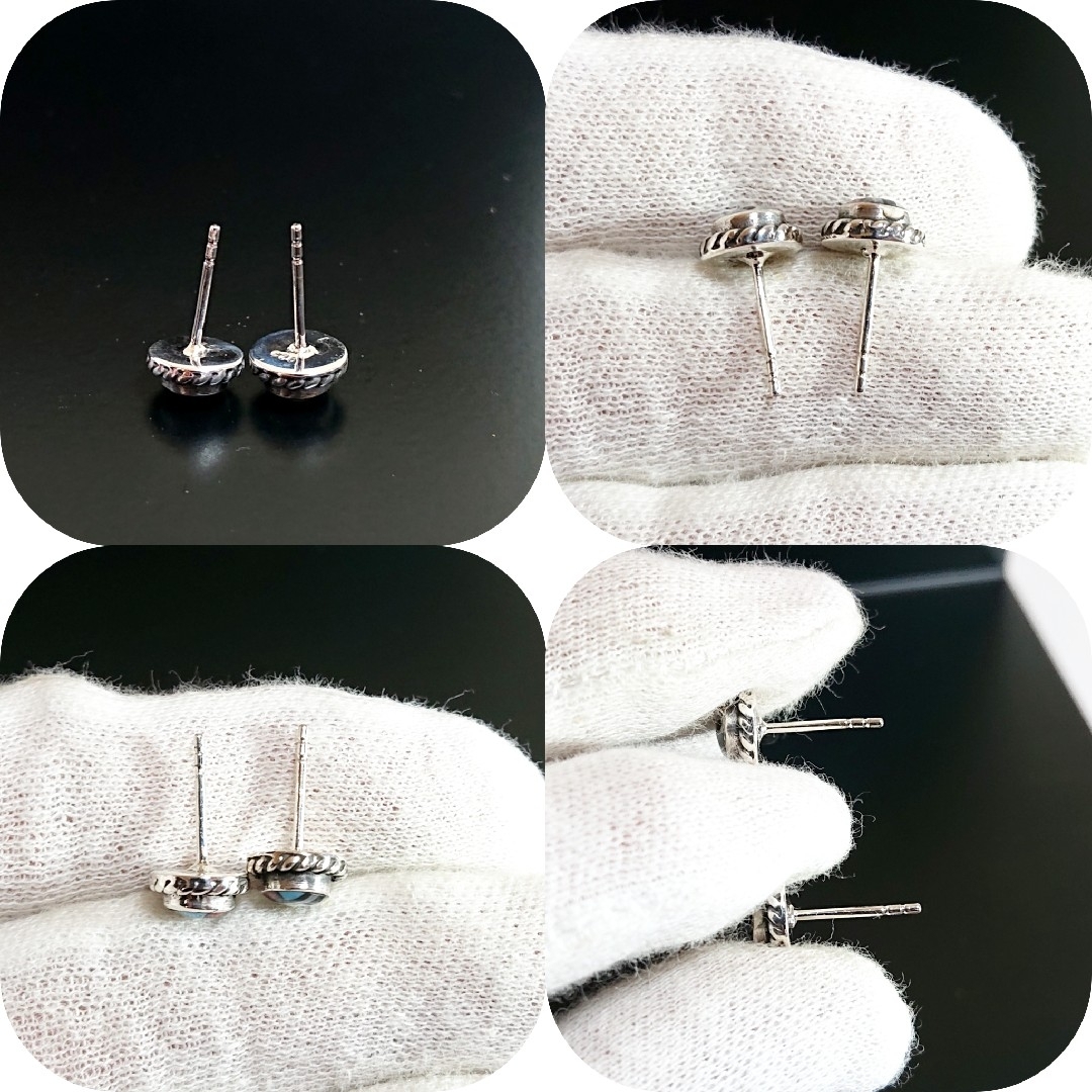 4561 SILVER925 サンフェイス ズニピアス シルバー925 天然石_3
